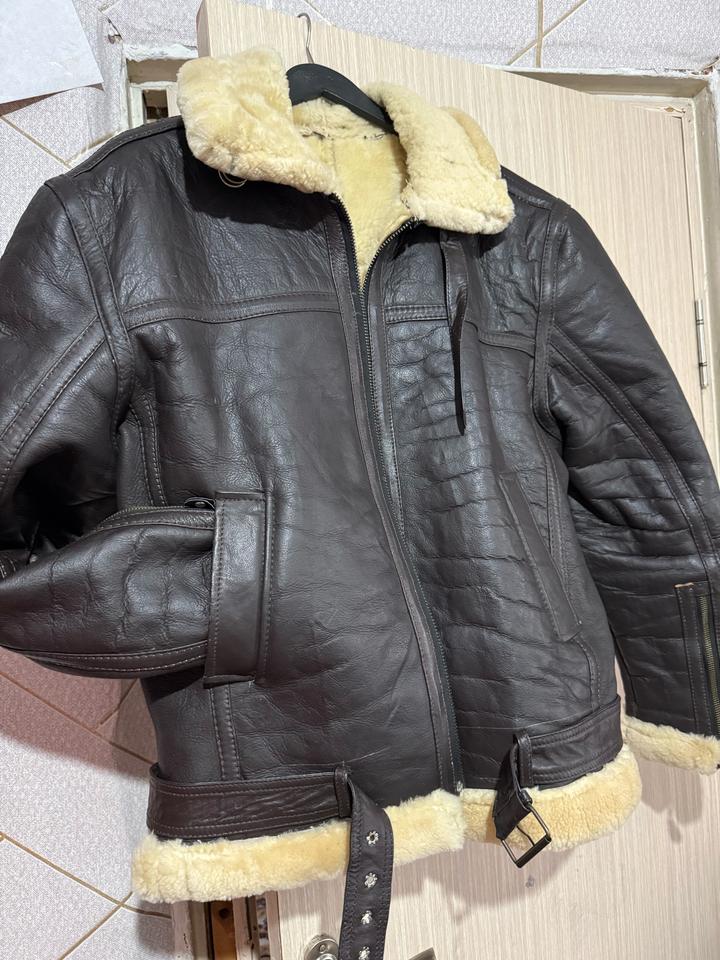 Дублёнка из натуральной кожи и овчины