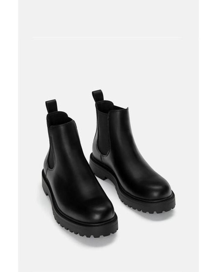 Pull &Bear сапоги кожа