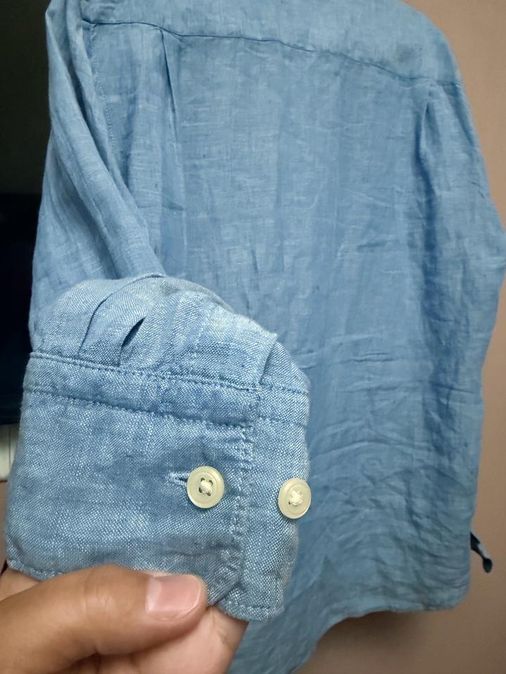 Uniqlo рубашка лен