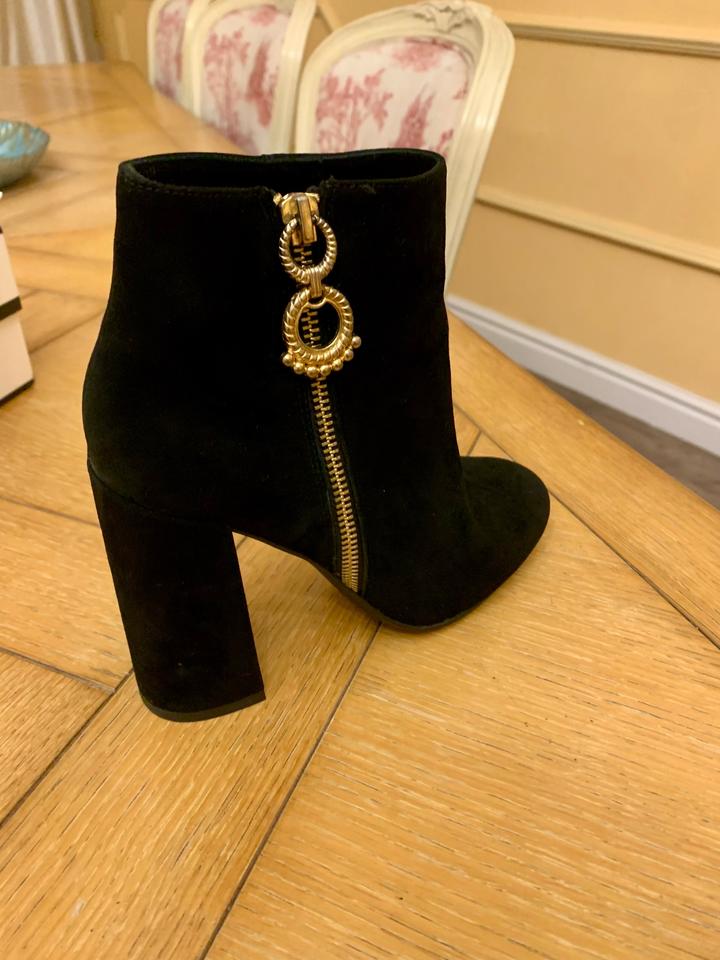 Полусапожки замшевые