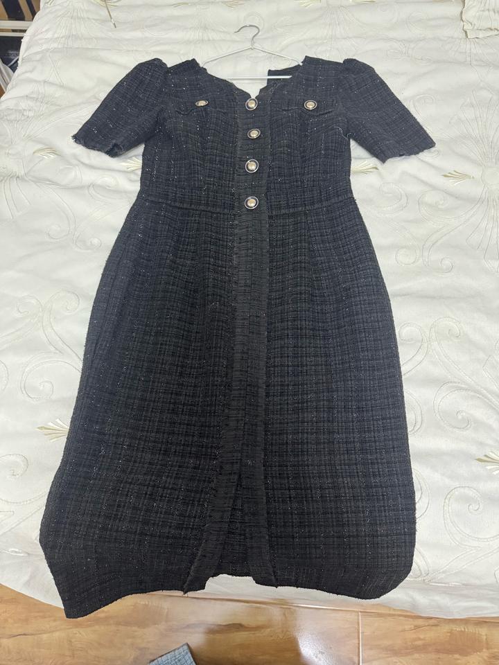 Твидовое платье