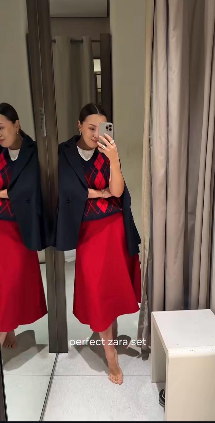 Юбка миди ZW COLLECTION ZARA