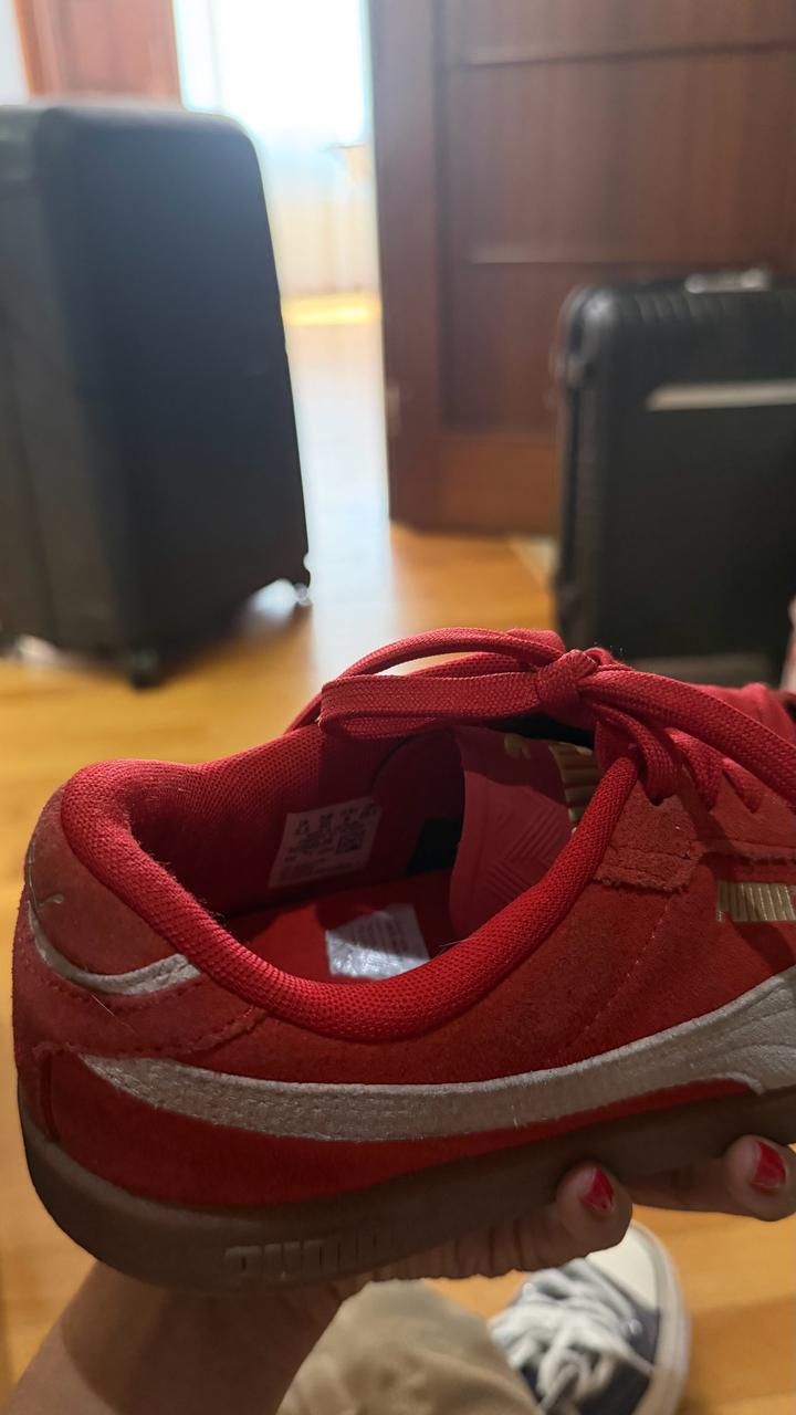 Puma красные кеды 39