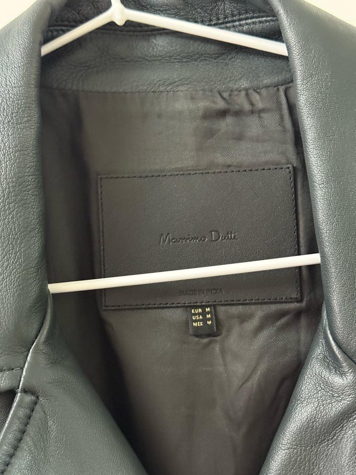 Кожаная куртка (косуха) Massimo Dutti
