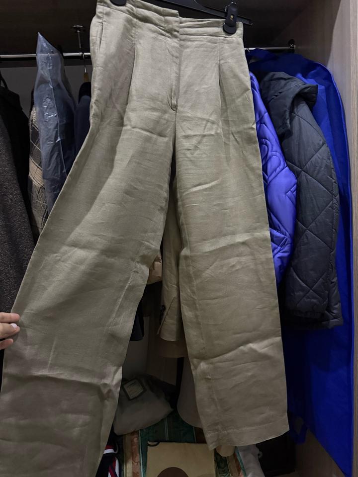 Брюки из льна от Massimo dutti