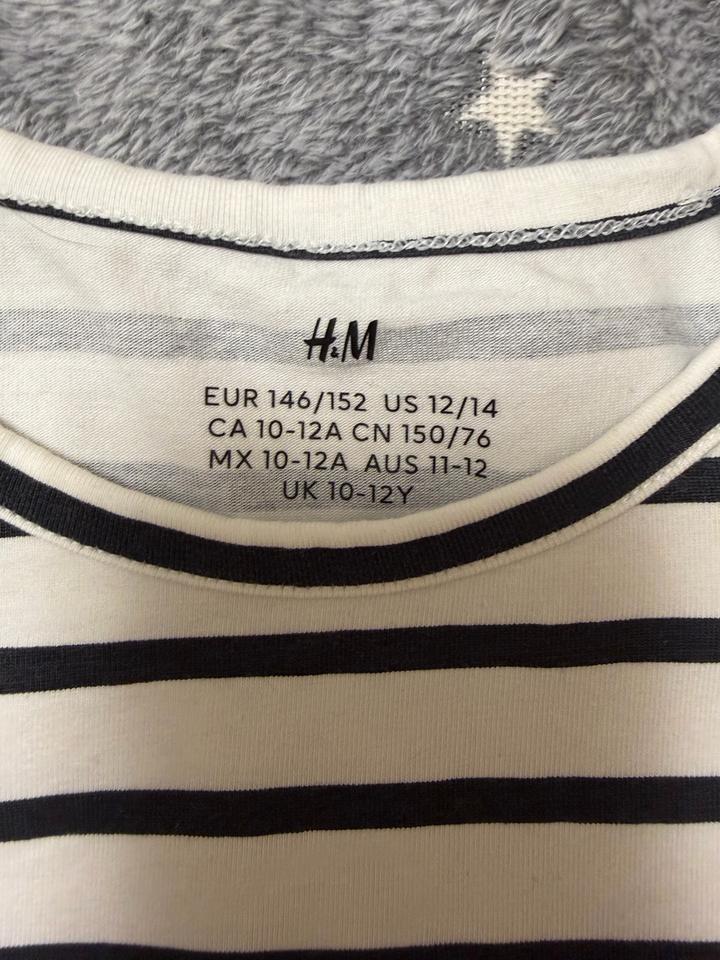 Лонгслив и футболка H&M для девочки 10-12 лет