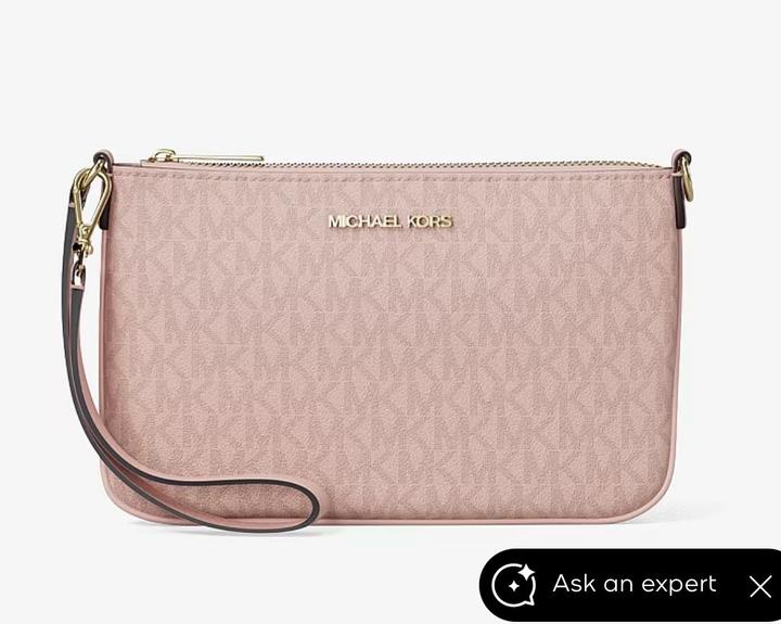 Сумка клатч Michael Kors, светло розовая..