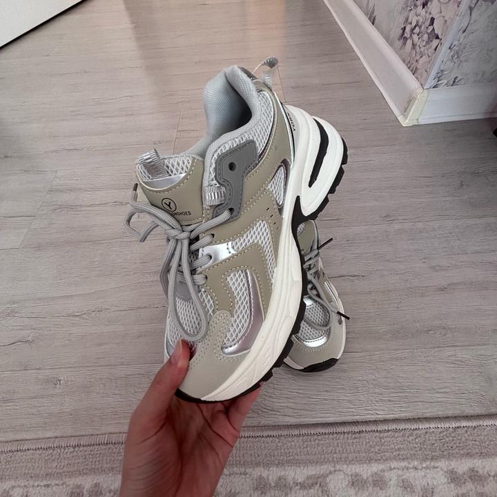 Серебристые сетчатые кроссовки LSEMIWL LS