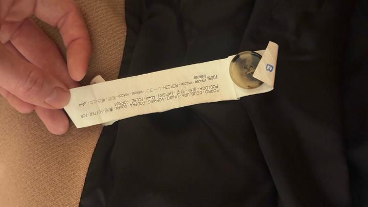 Коричневое пальто Zara