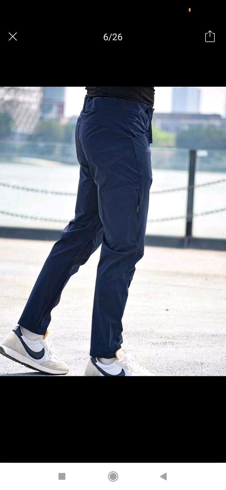 Брюки тёмно-синего цвета