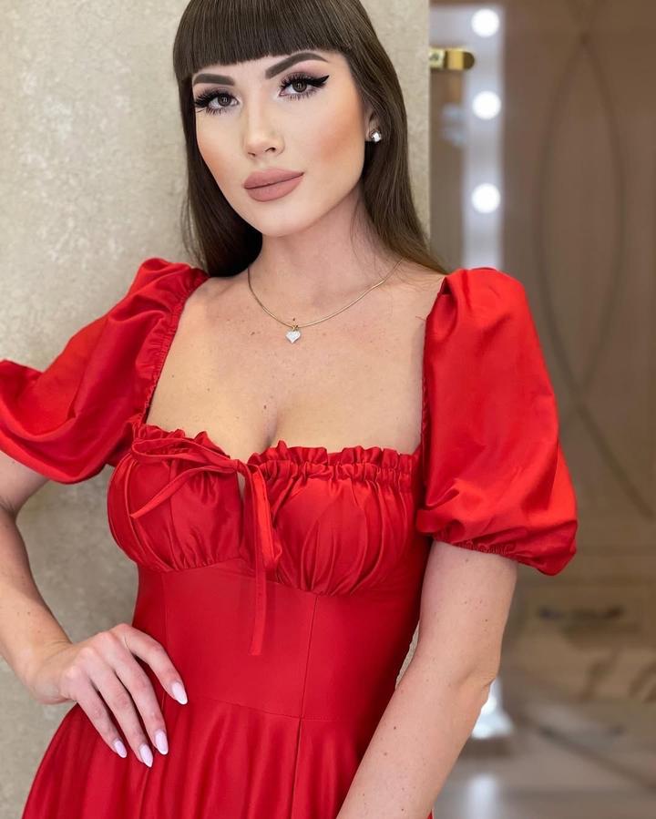 Платье Крестьянка Новое М