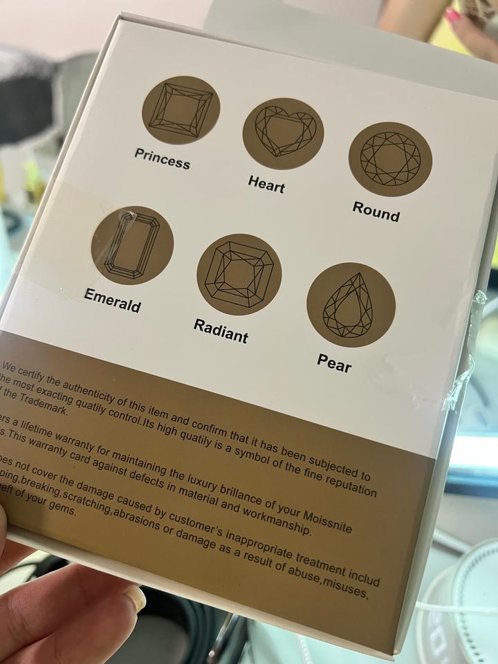 Серьги муссаниты