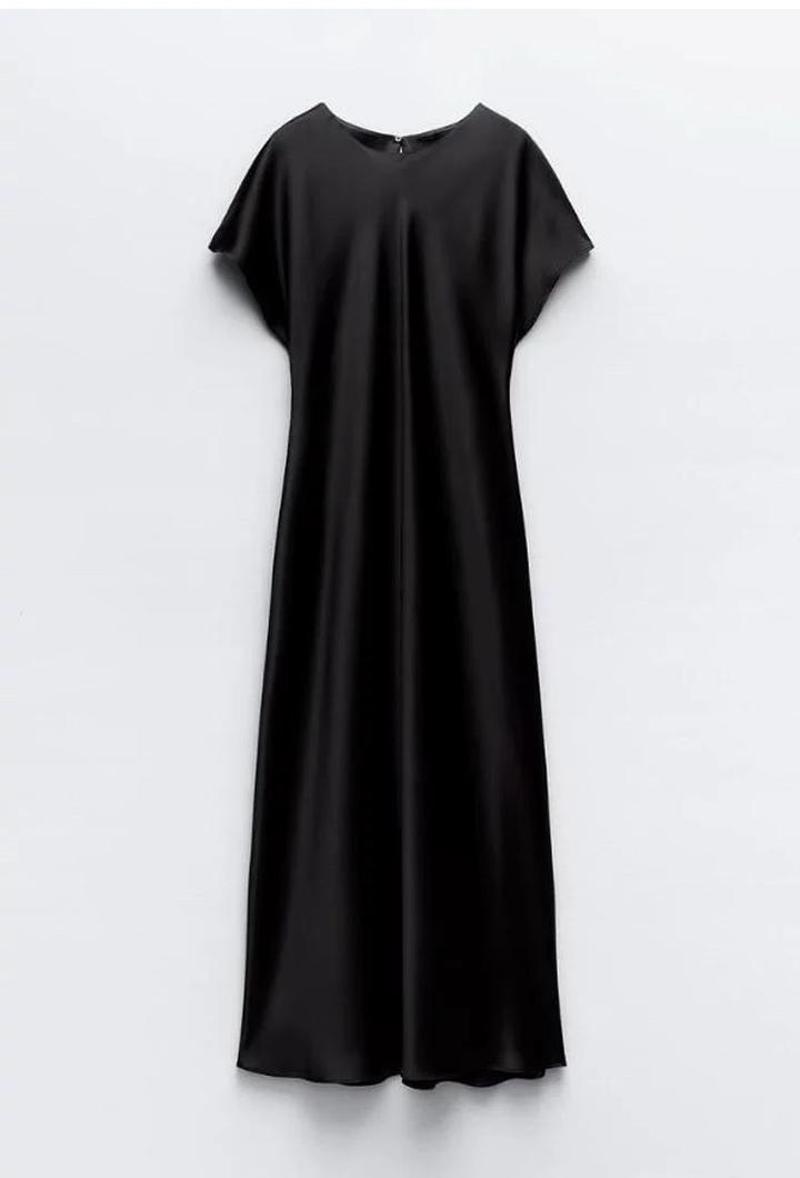 Атласное платье Zara