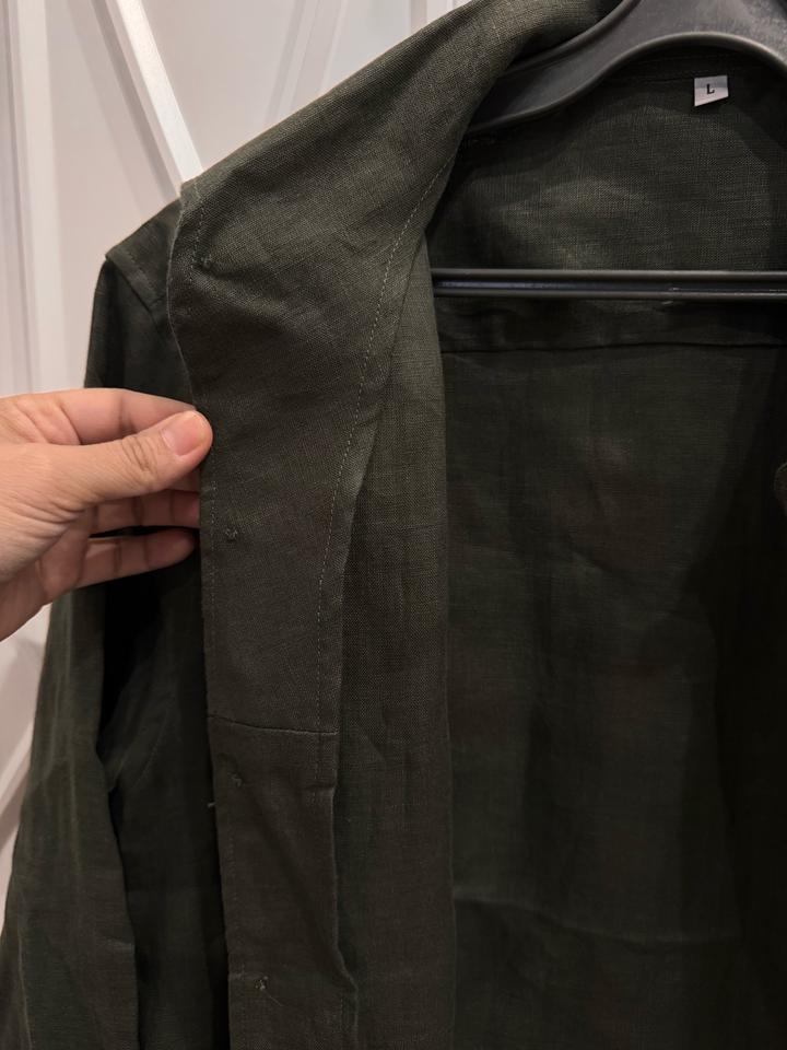 Мужская рубашка 100% лён