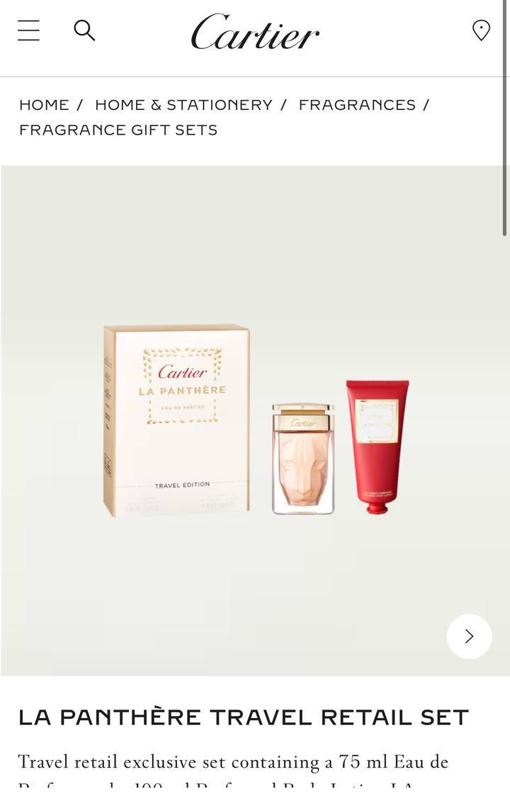 Cartier La Panthere travel edition парфюм