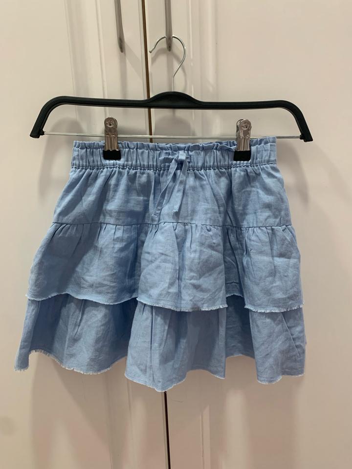 голубая юбка - шорты , для девочки 148 см