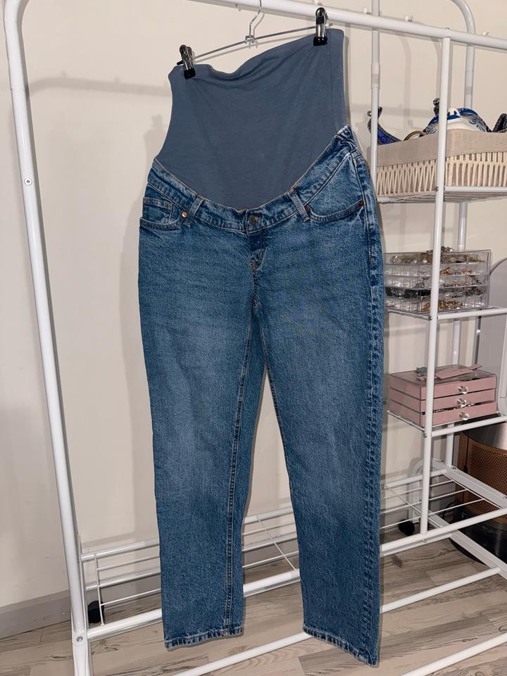 Джинсы для беременных H&M MAMA (размер 36 / S / EUR 36) почти новые!