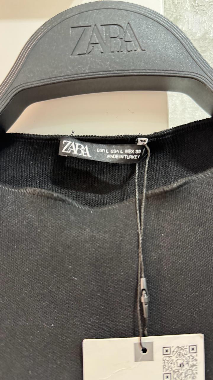 Черное платье ZARA