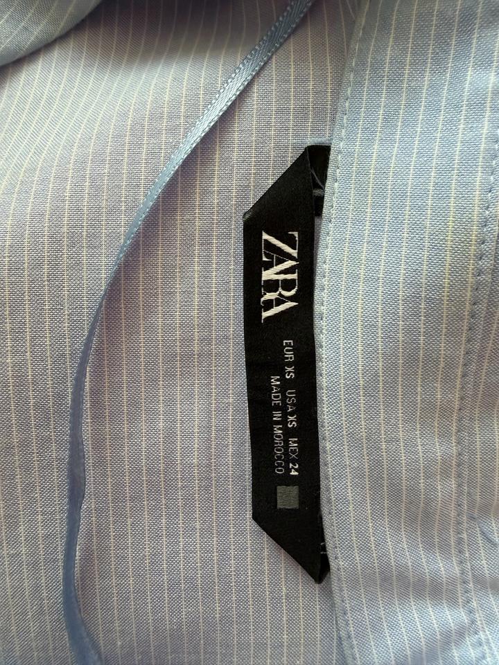 Голубая рубашка Zara