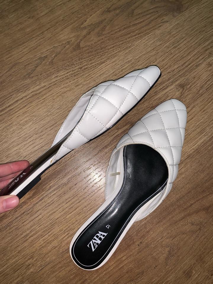 Белые мюли Zara