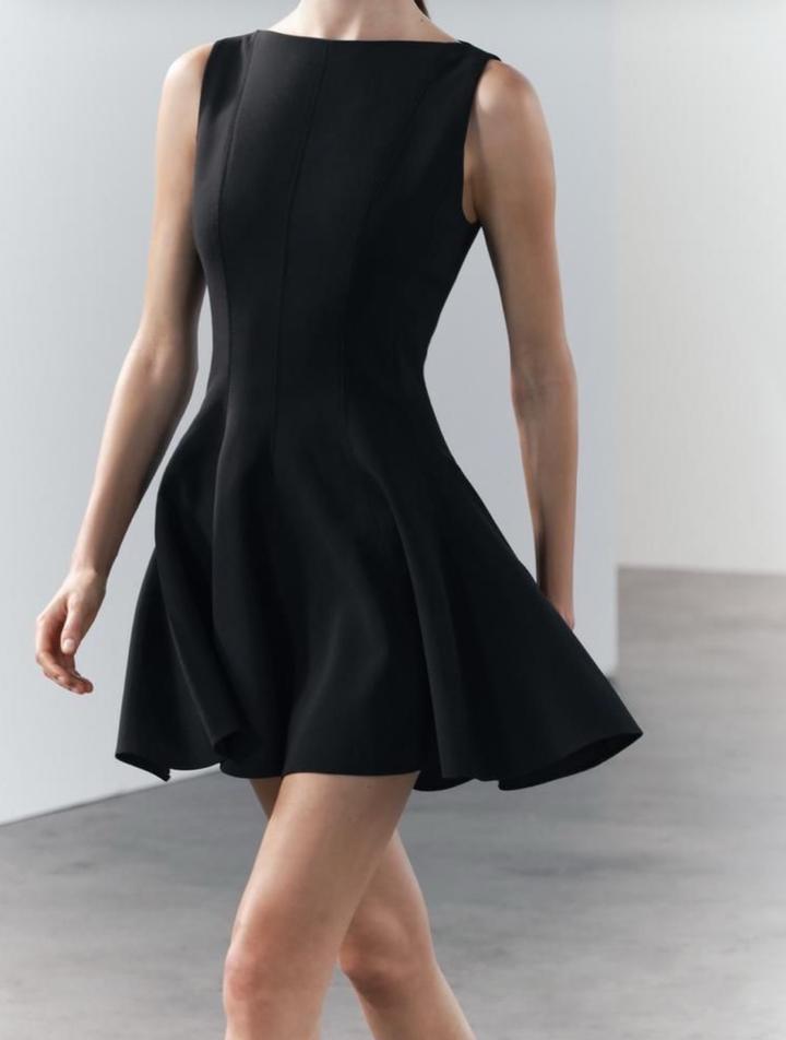 Черное платье ZARA