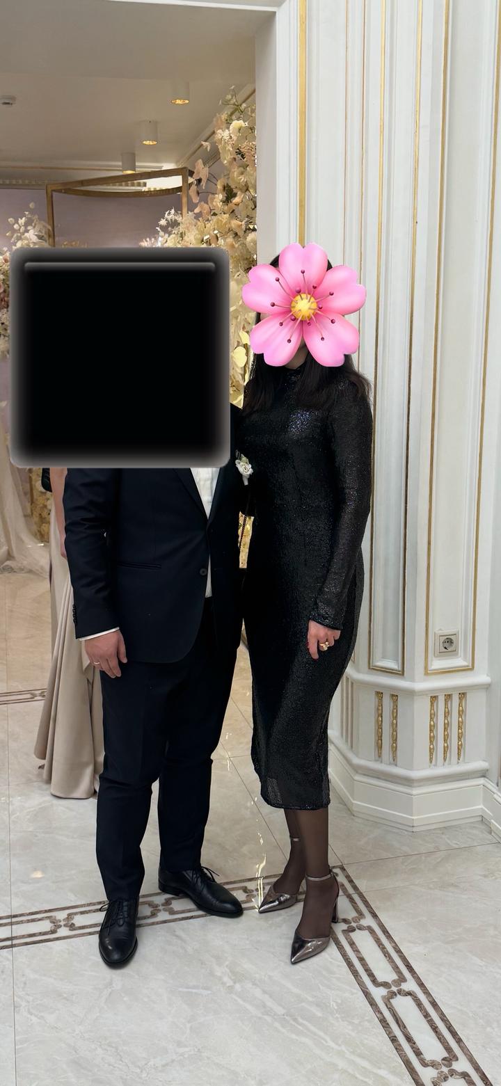 Платье в мелких паетках H&M