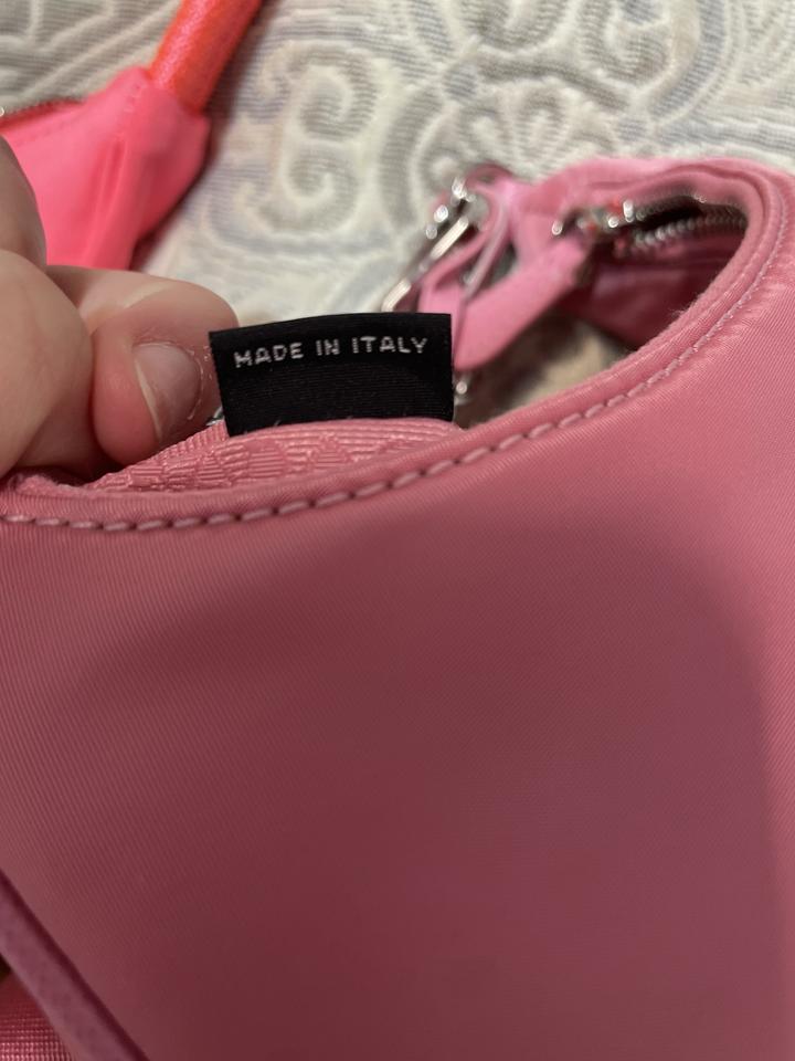 Розовая Винтажная Сумка Prada