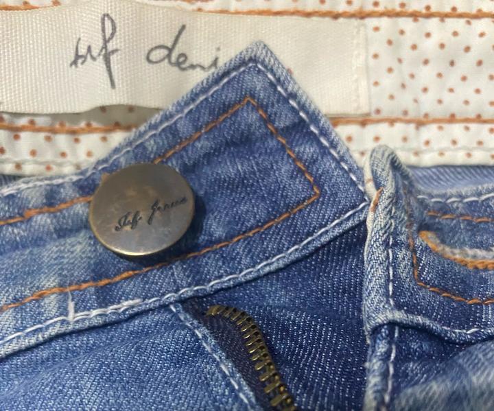 Летние джинсовые шорты бермуды Zara trf