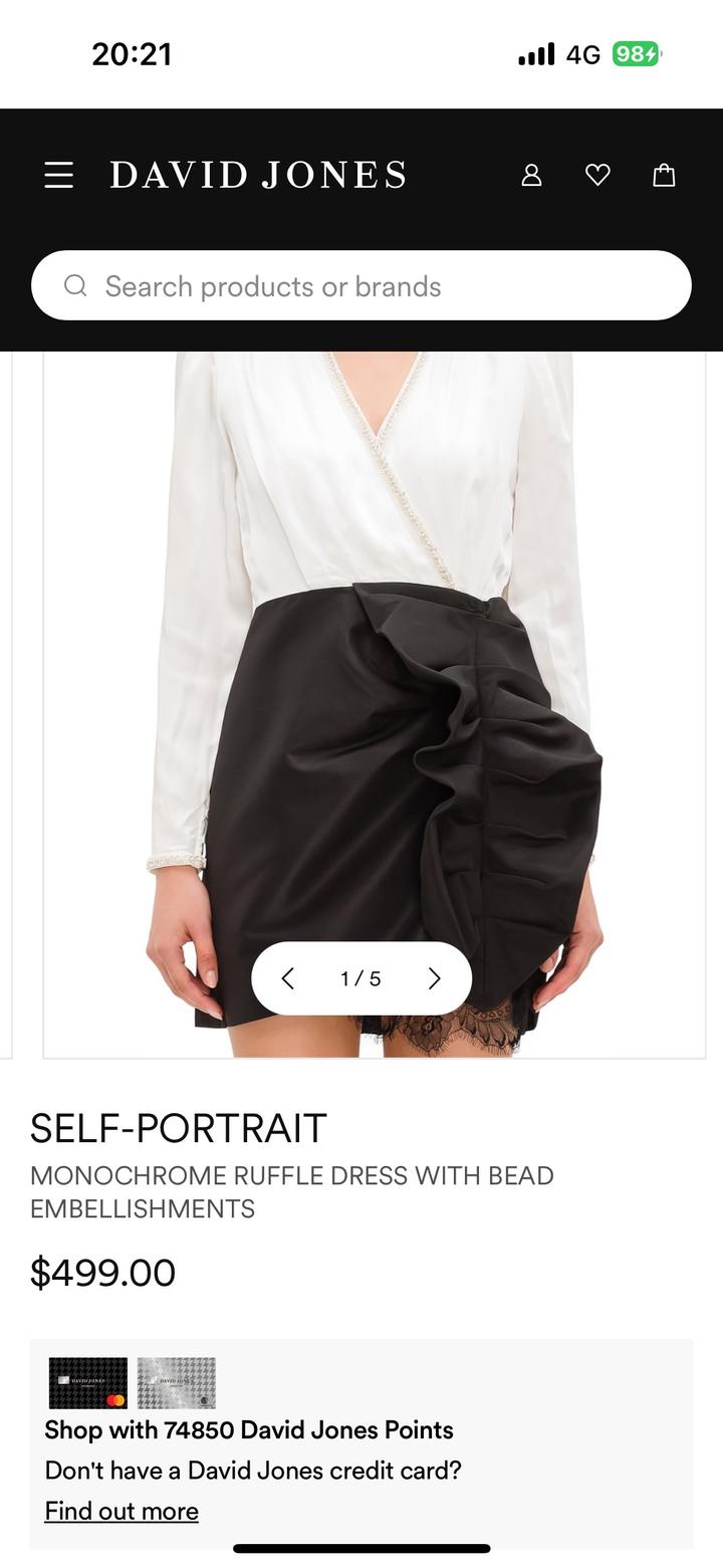 Платье Self Portrait