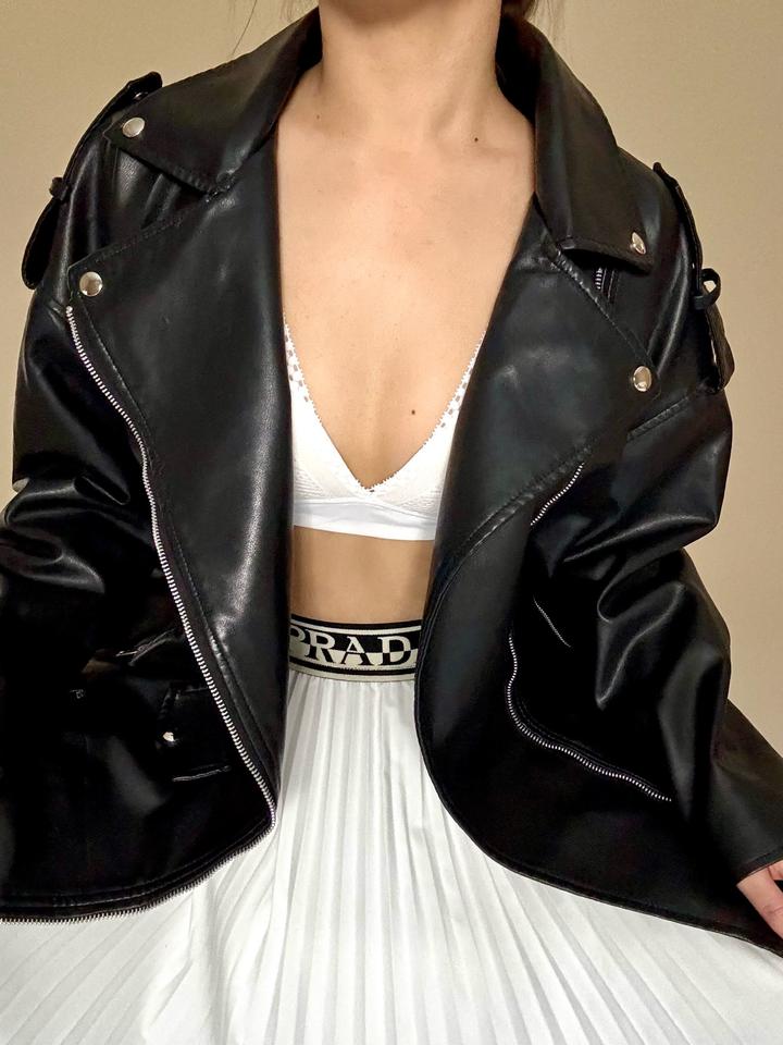 Куртка кожаная косуха Sugar Vanilla