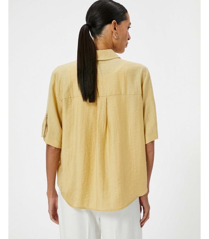 Желтое рубашка