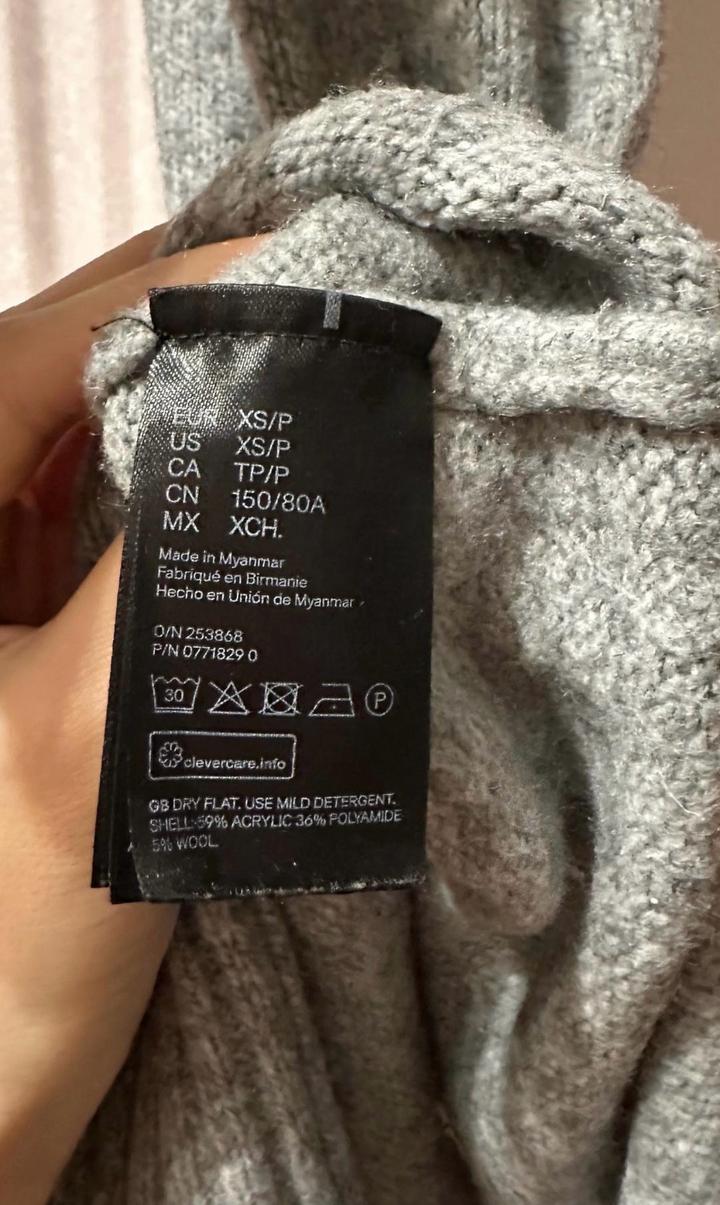 Платье свитер H&M