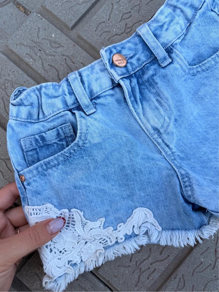 Джинсовые шорты 7-8 лет denim&co
