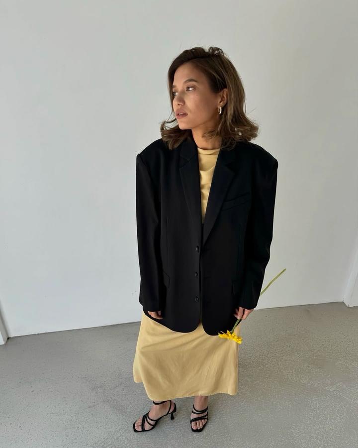 Черный пиджак Papermoon