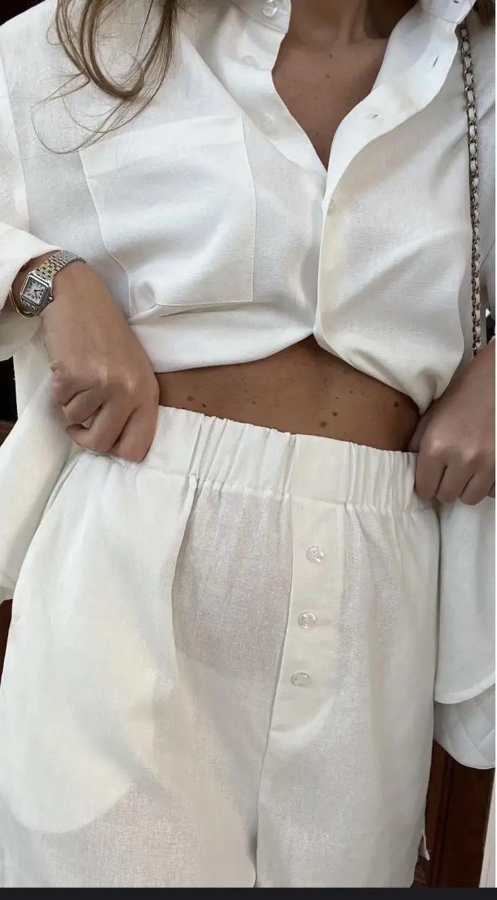 Льняной костюм 🐚 L/XL