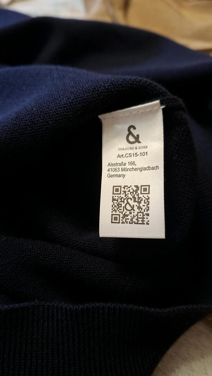 Базовый пуловер Colours&Sons