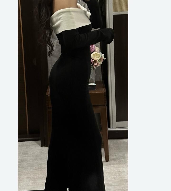 Платье черное