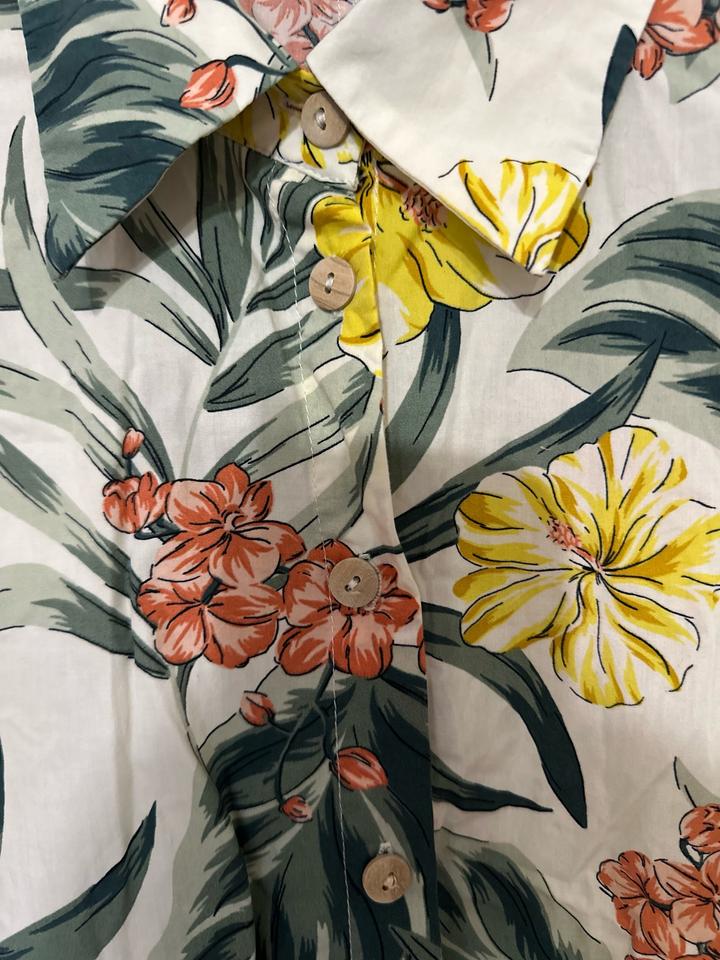 Платье-рубашка Zara из хлопка
