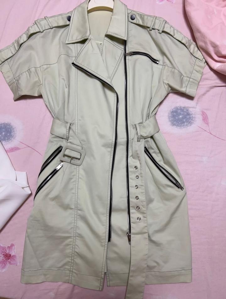 Новое платье с поясом р 44-46 мятное/фисташковое рубашка мини