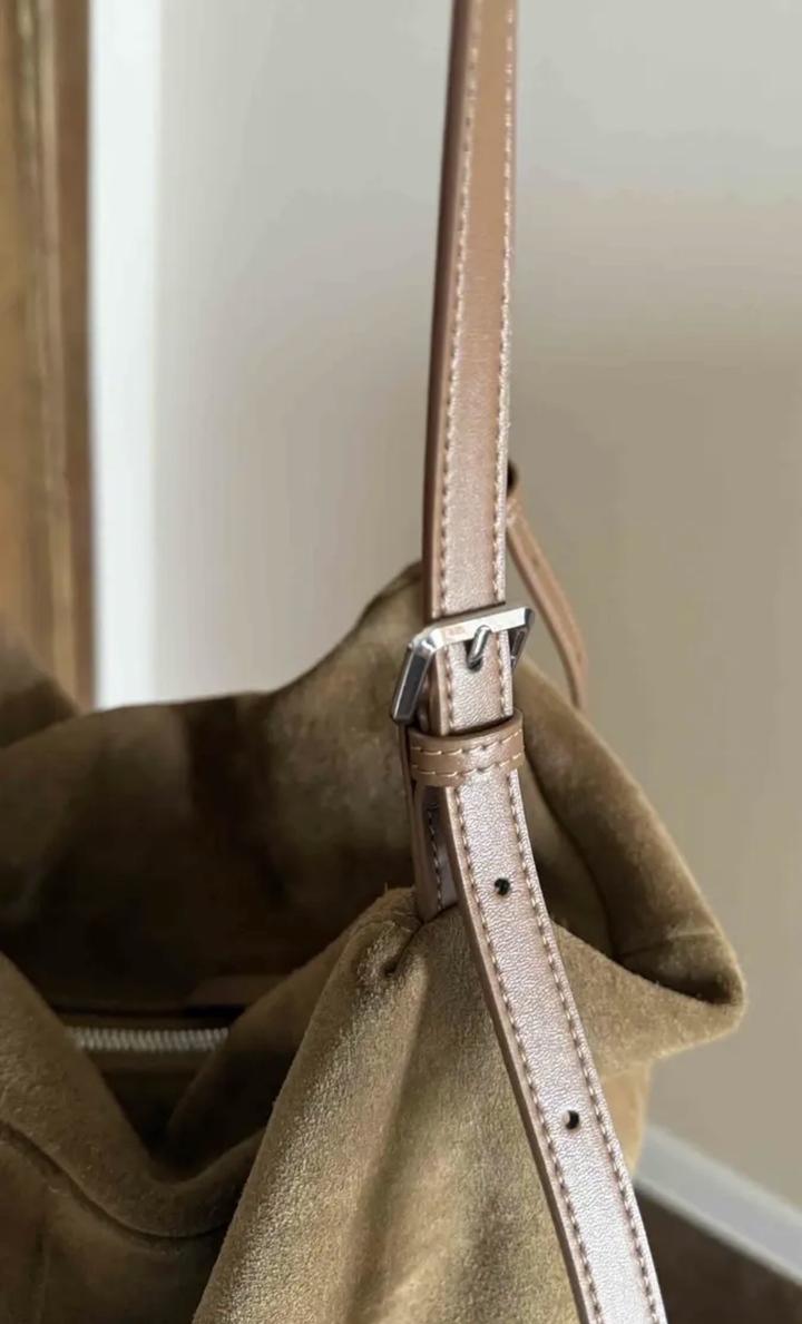 Сумка замшевая