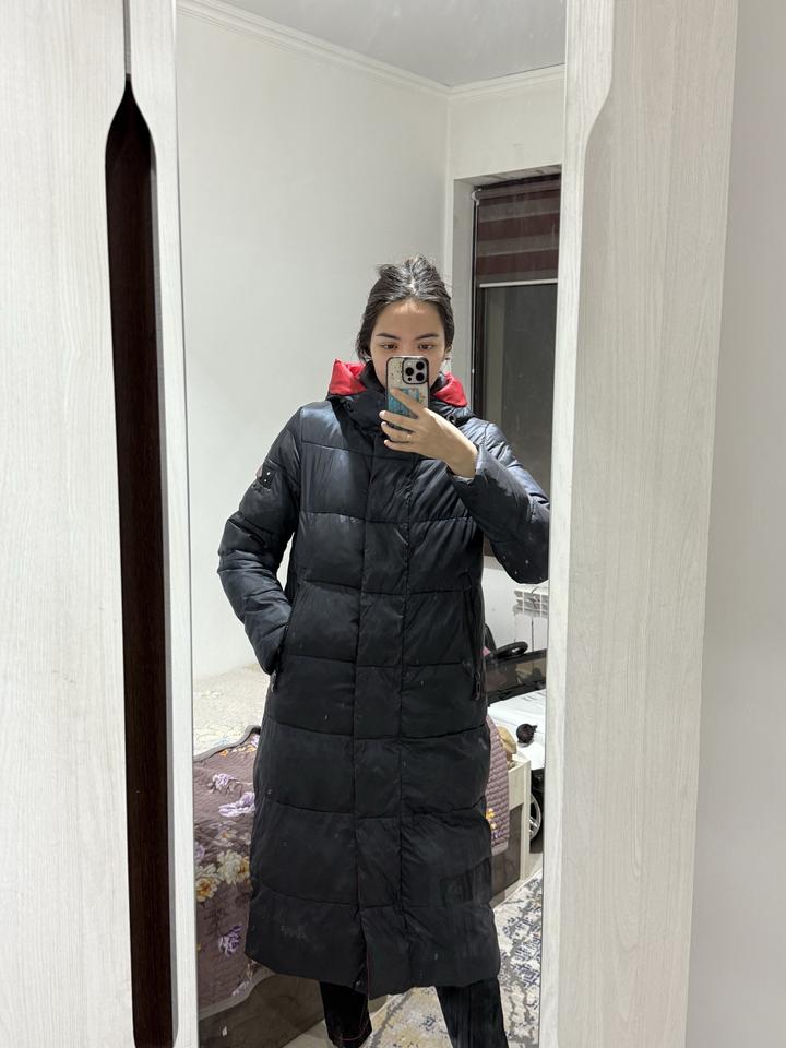 Продам теплый зимний пуховик