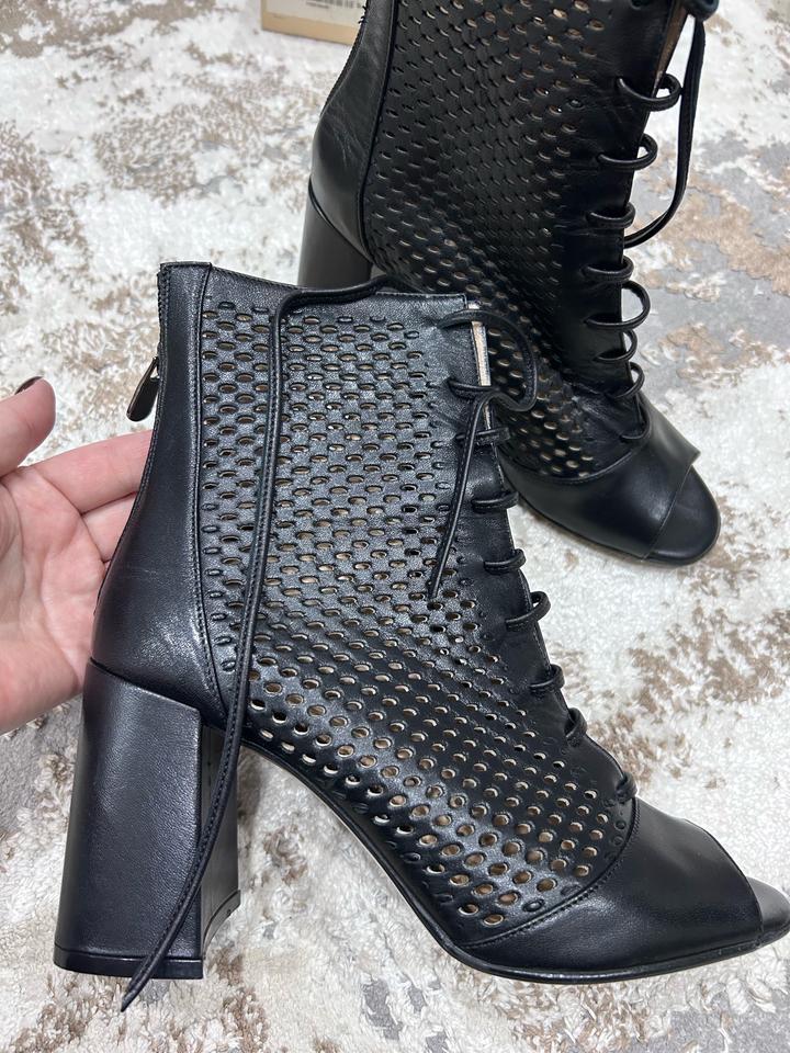 Ботильоны кожаные