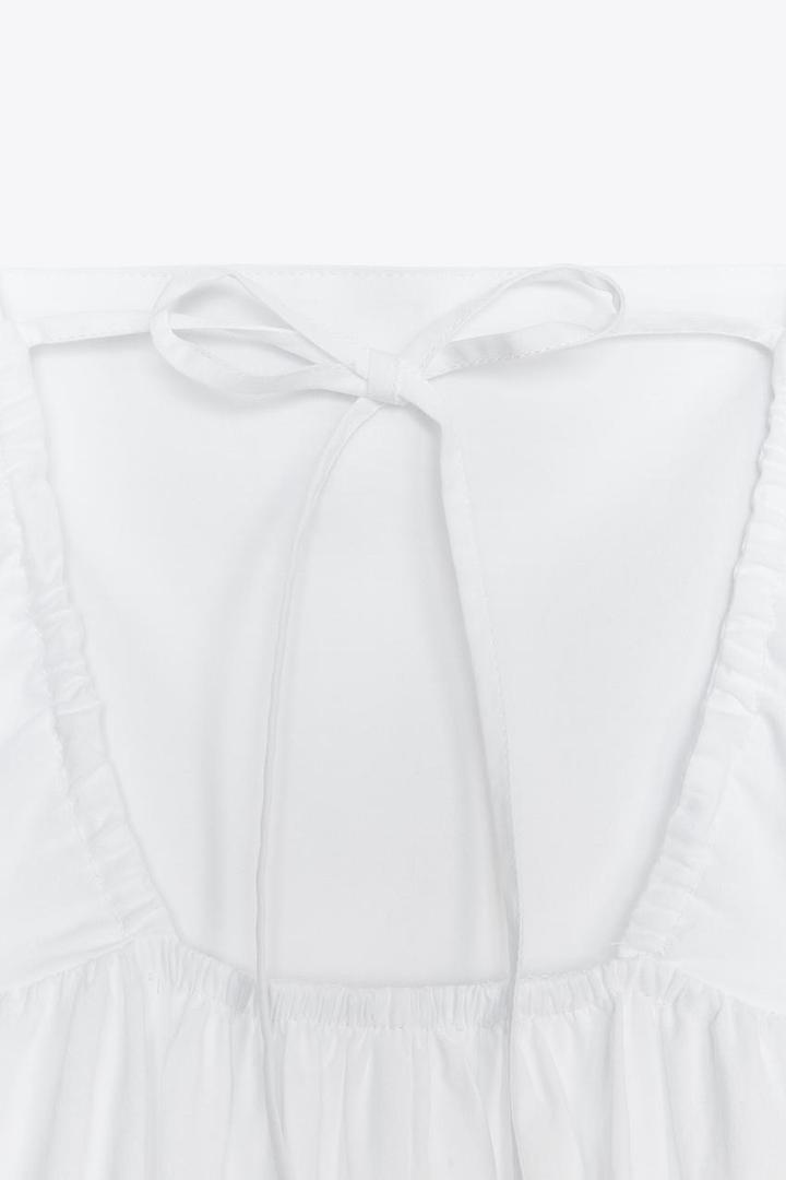 Белое платье Zara