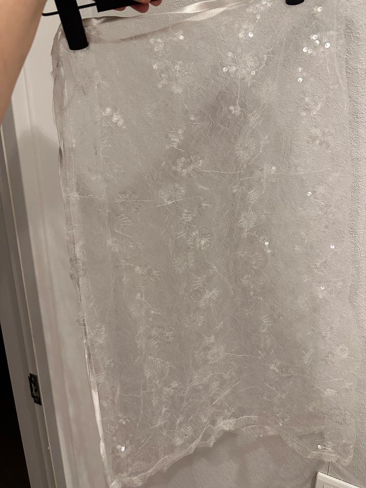 Повязка гипюр с пайетками