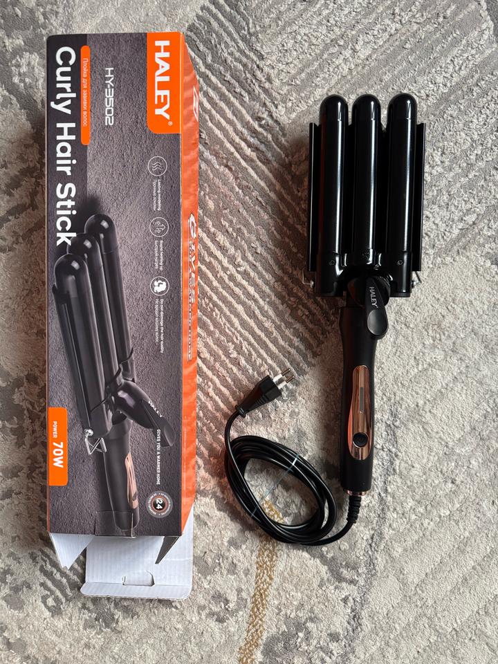 Новая тройная плойка для волос