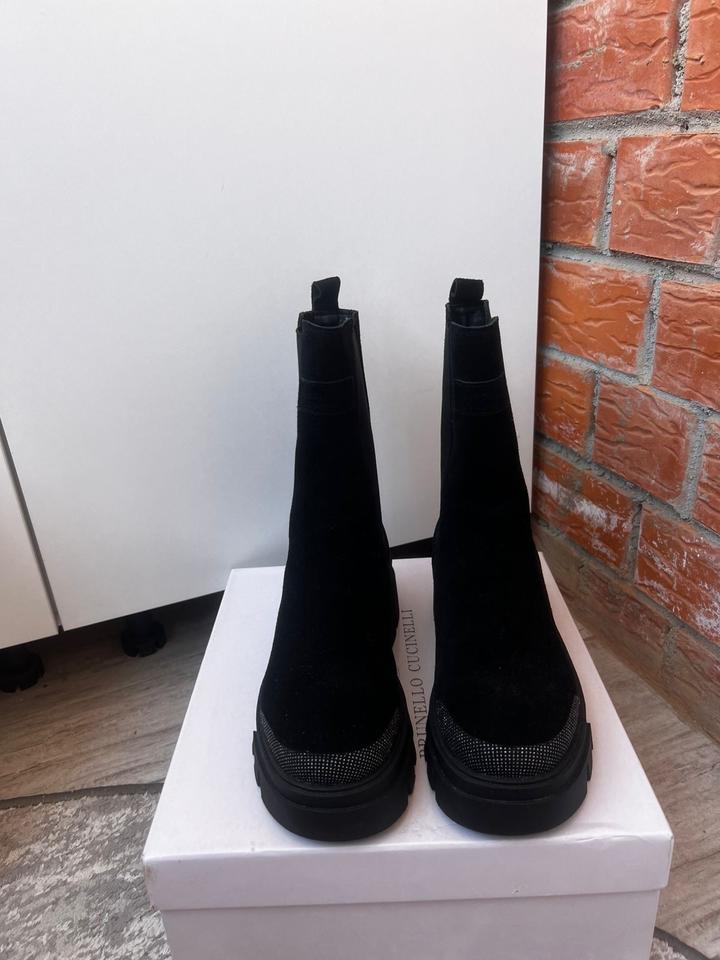 Ботинки новые! замша натуралка