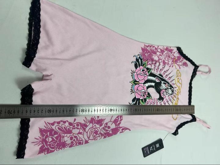 Ed Hardy розовый комбинезон