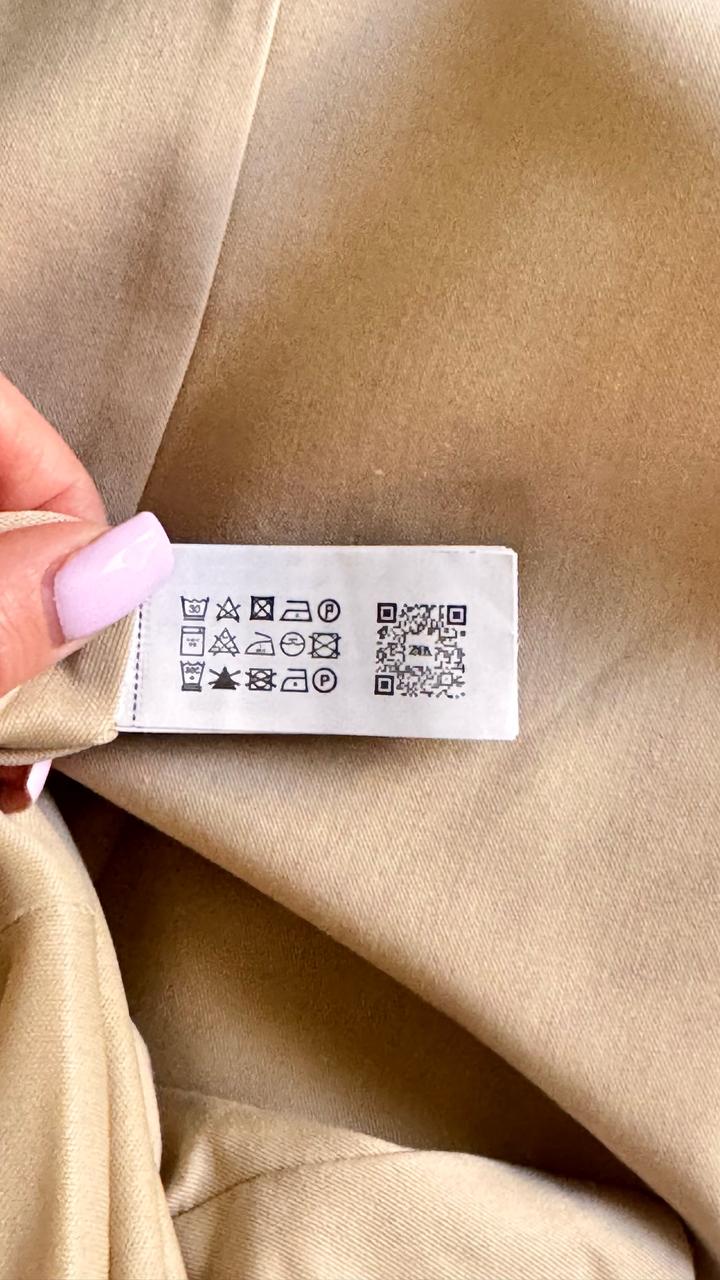 Бежевое платье Zara