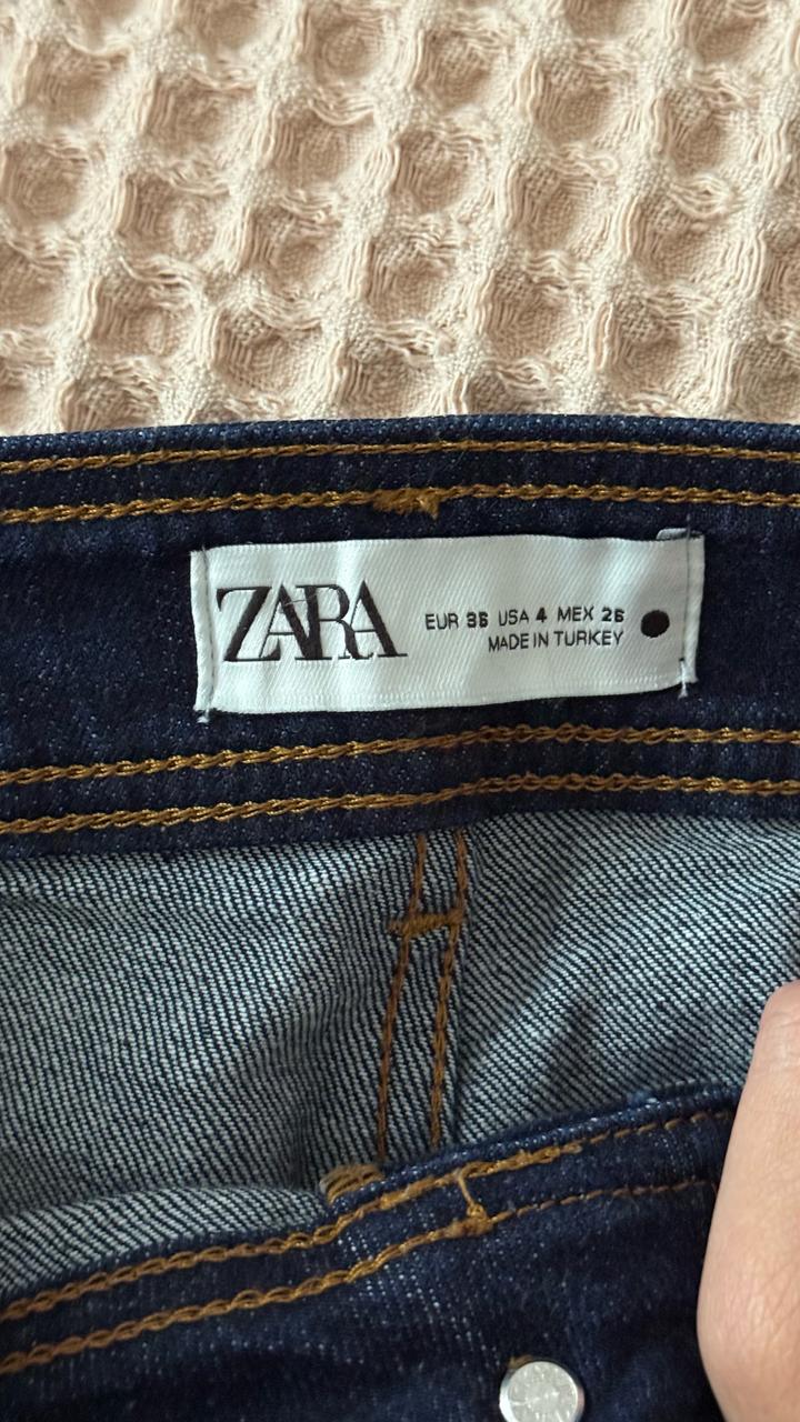 Джинсы кюлоты zara