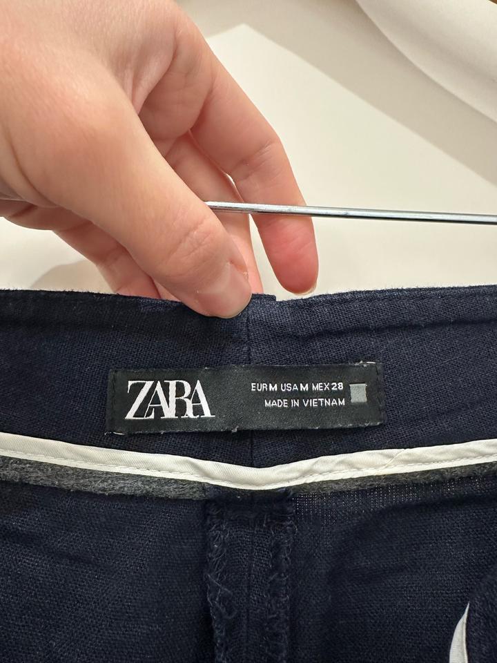 Льняные брюки ZARA